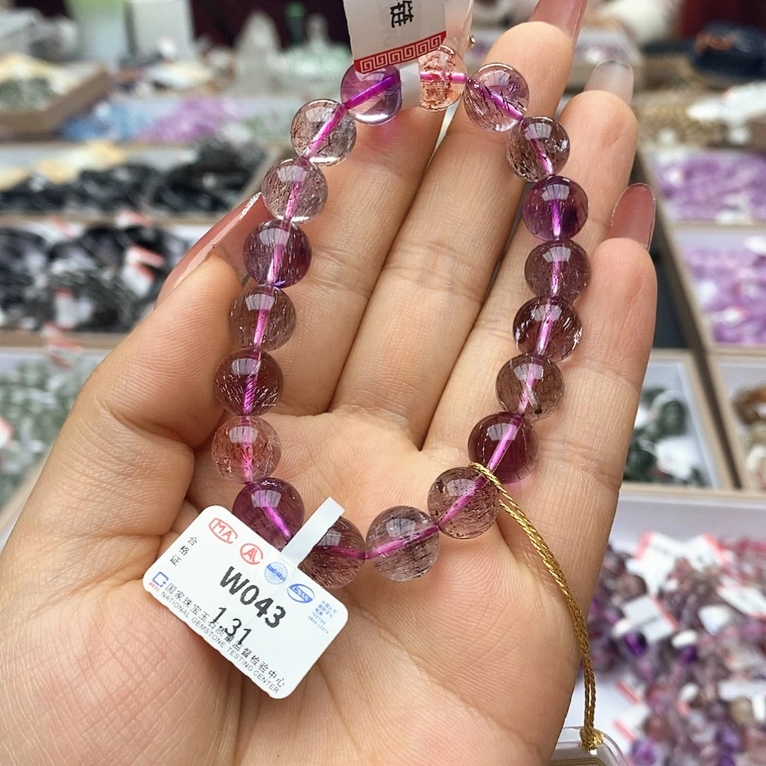 水晶手链未镶嵌W043超七10m