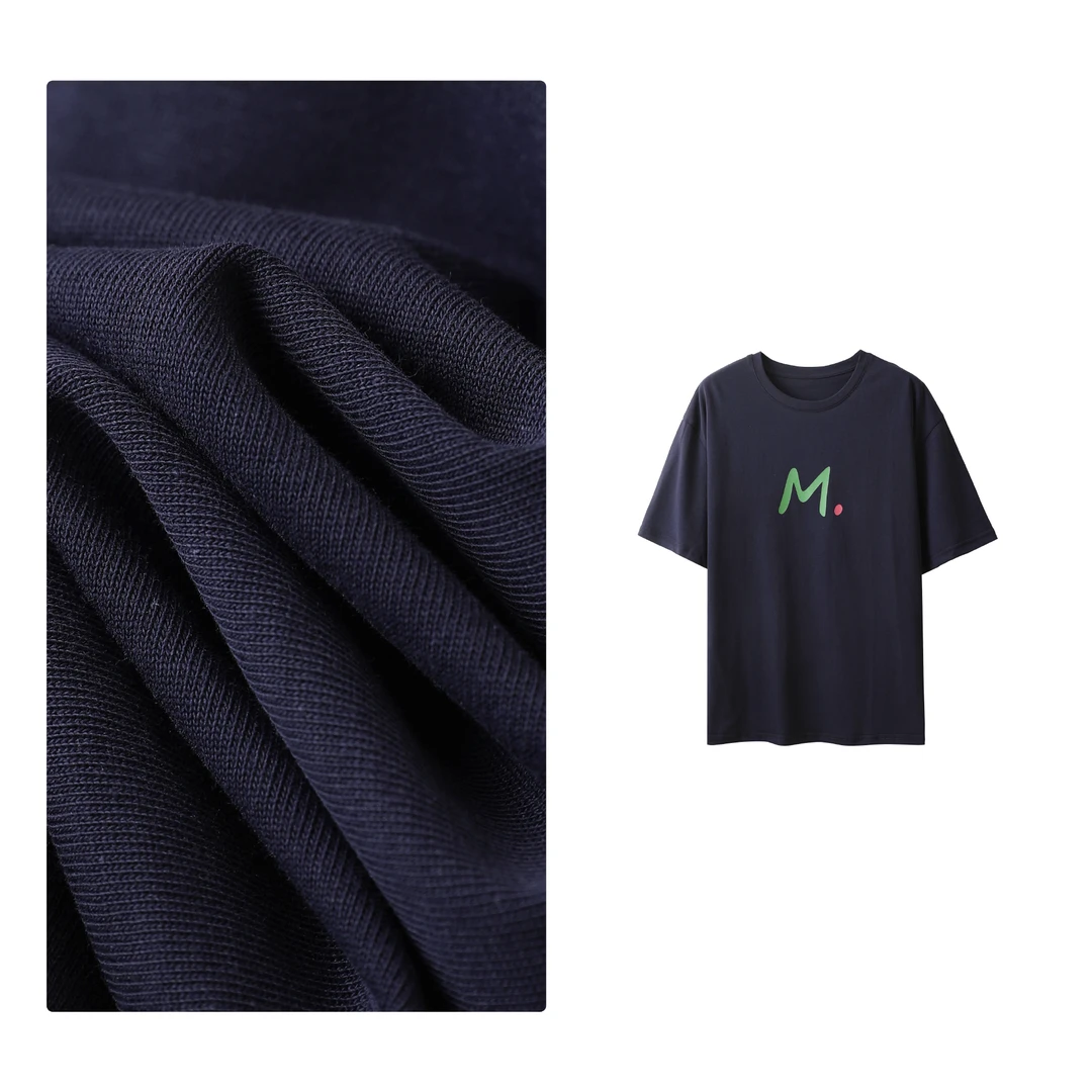 惊喜！门店19&9！M豆T恤」环保全棉简约宽松显瘦圆领短袖上衣 T4668