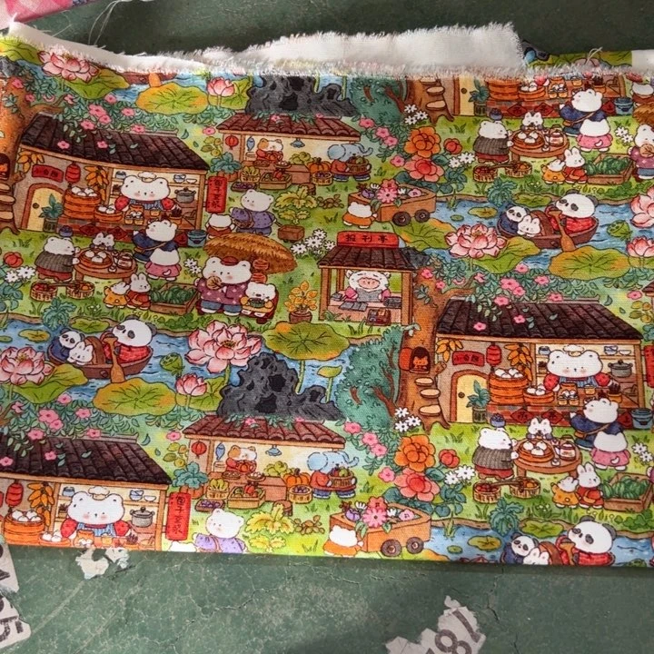 棉一米价纯棉14安帆布1.1宽果子块