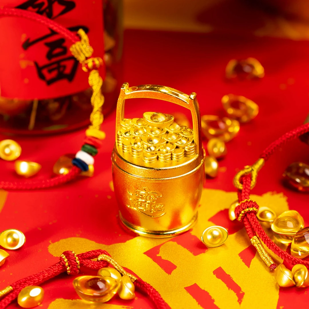 北高峰财神个性招财装饰摆件高档家用创意适合送礼中式好寓意饰品