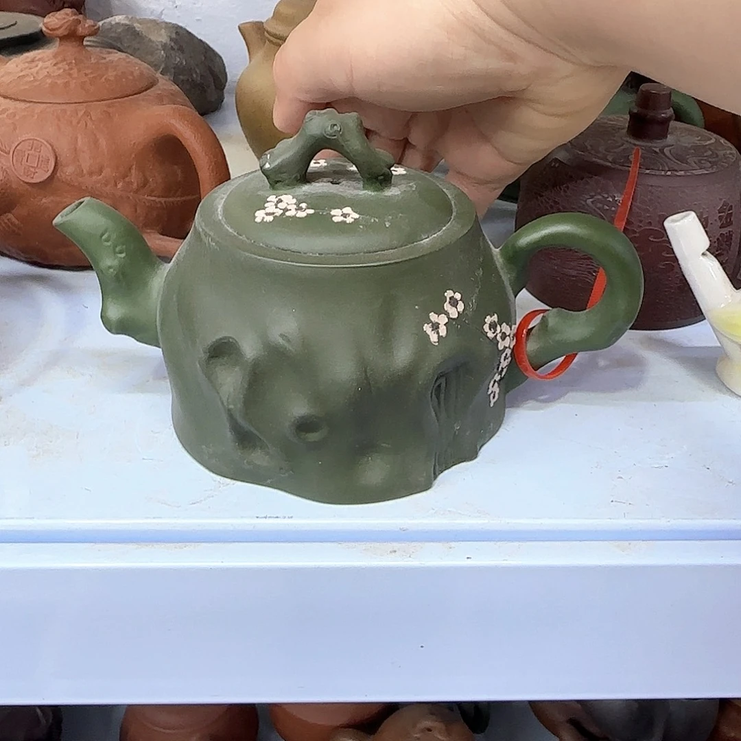 茶壶紫砂宜兴紫砂壶瑕疵处理