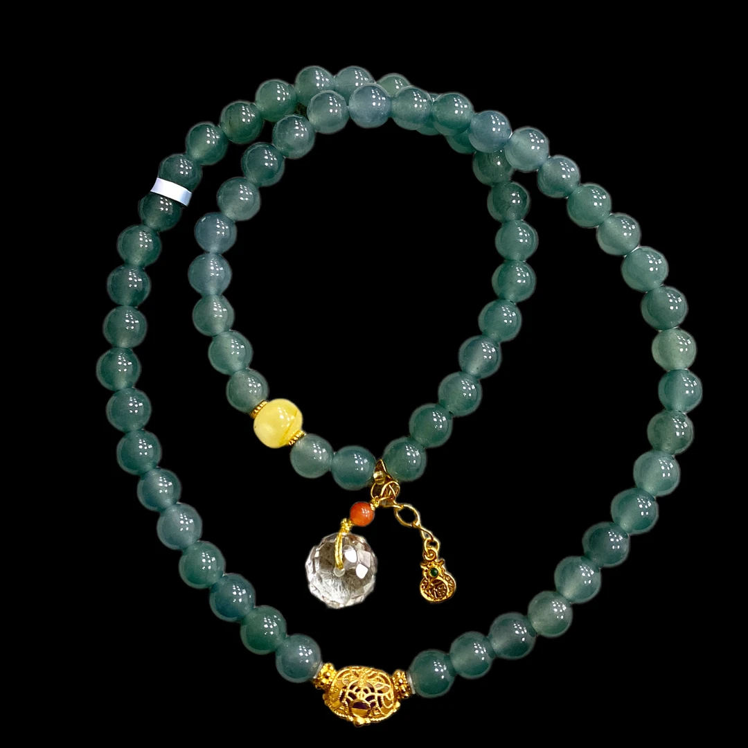 N3703翡翠手串多样性发一