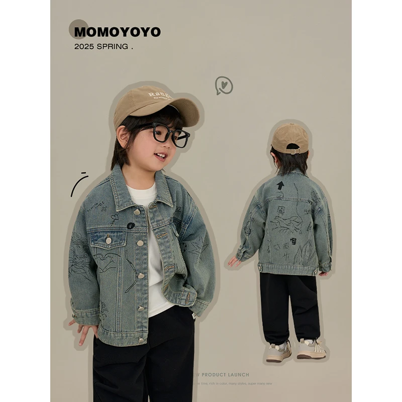 【涂鸦】涂鸦牛仔外套 7642X