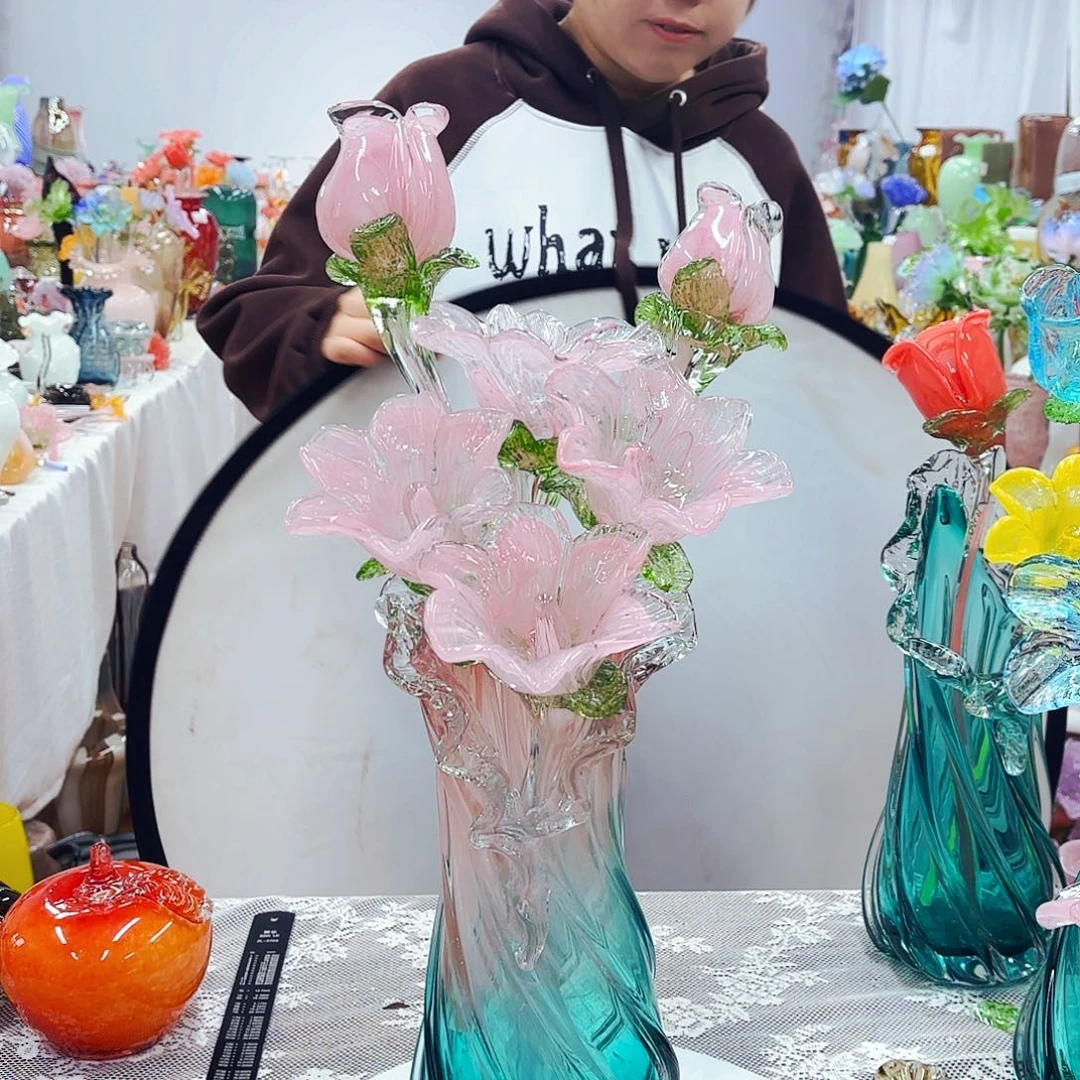 福利不退不换琉璃花瓶花器艺术品