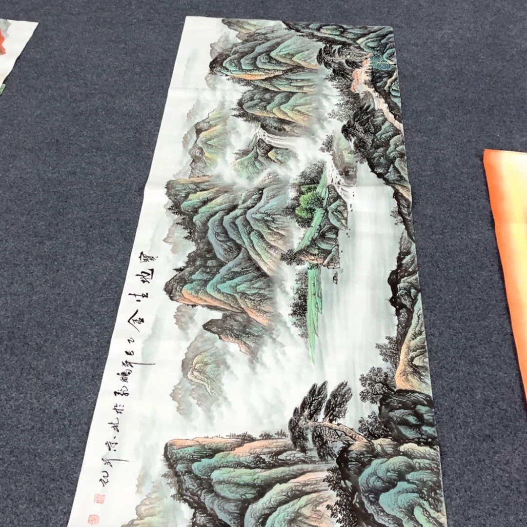 国画国画作品老师手绘