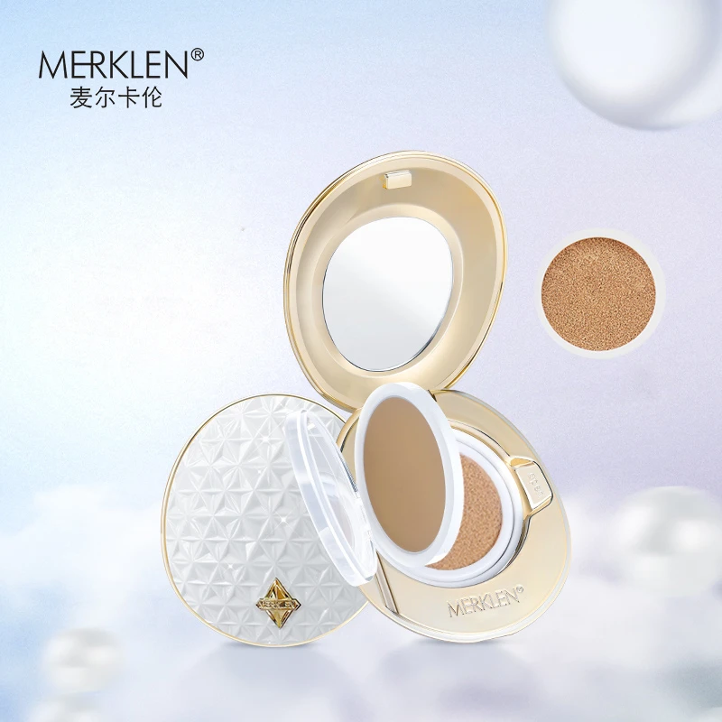 【正装+替换装+遮瑕膏】珍珠亮颜轻薄无瑕两用气垫防水防汗不脱妆