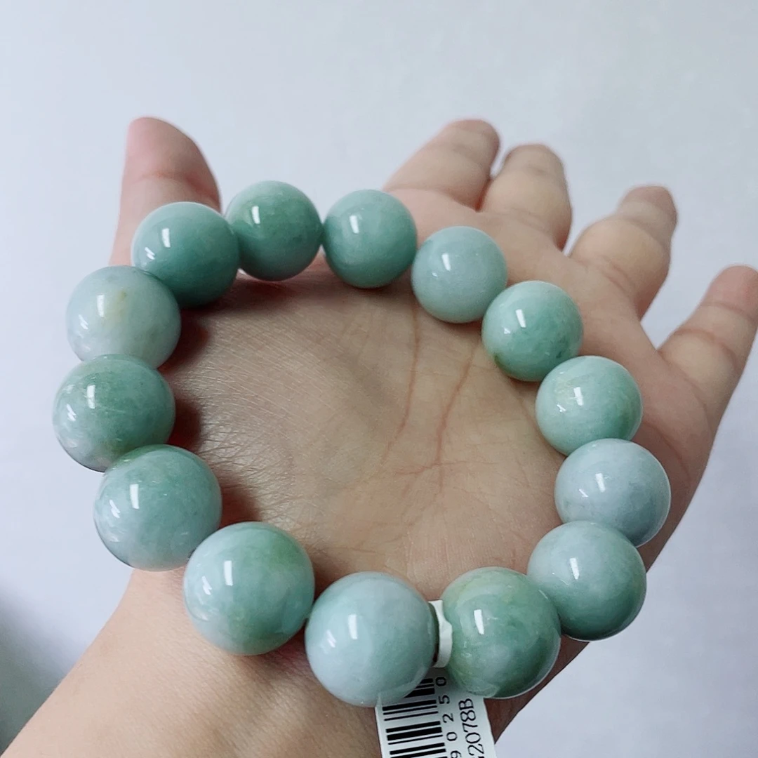未镶嵌定制翡翠珠串
