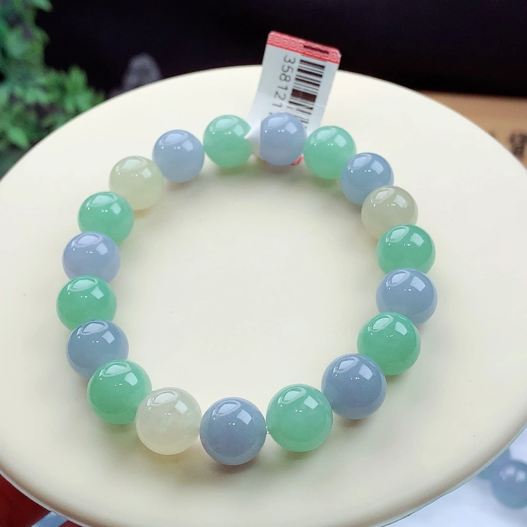 未镶嵌手链翡翠卡10mm