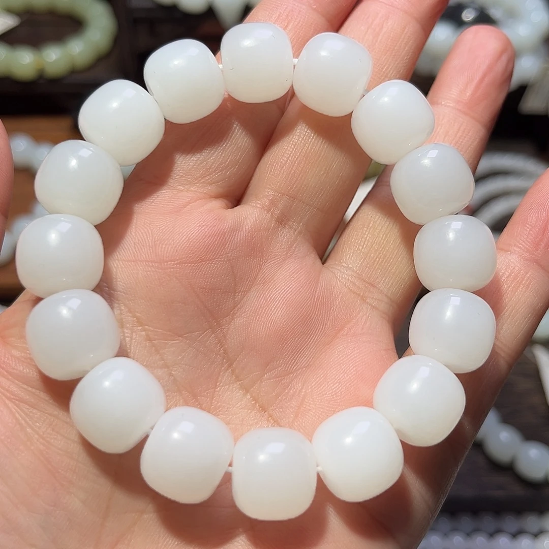 和田玉未镶嵌手链