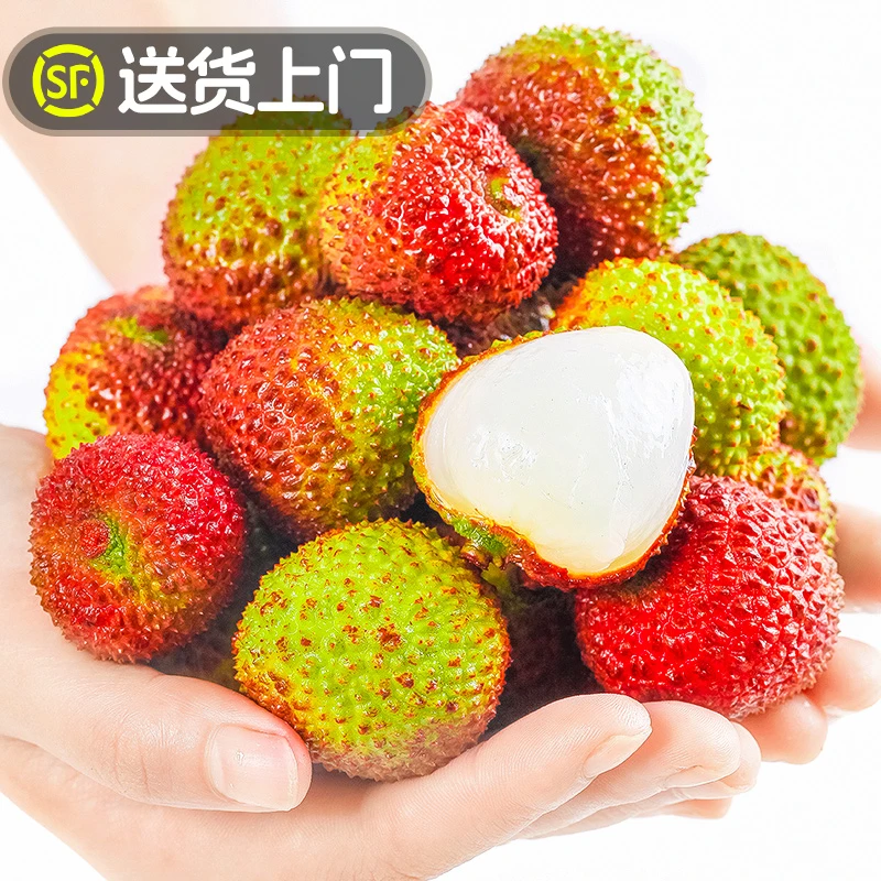 【现摘】送1斤！海南荔枝桂花香荔枝新鲜水果当季应季特大果整箱包邮