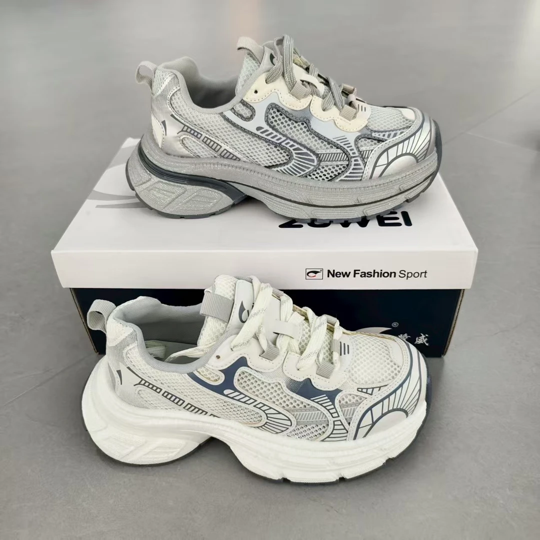 【运动鞋尺码，正码正拍】女士透气通勤舒适老爹鞋（8570）