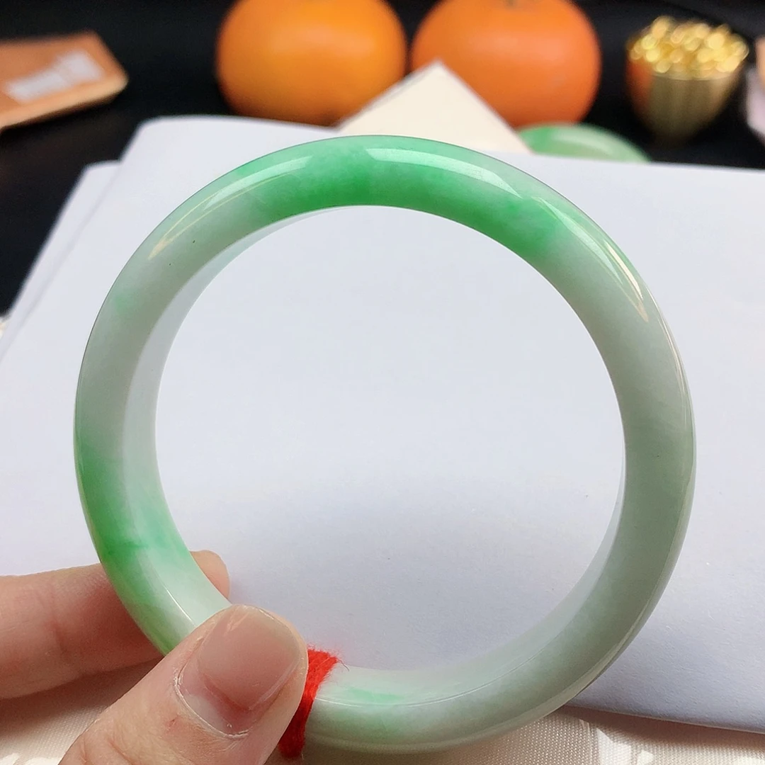 翡翠手镯未镶嵌61圈2433