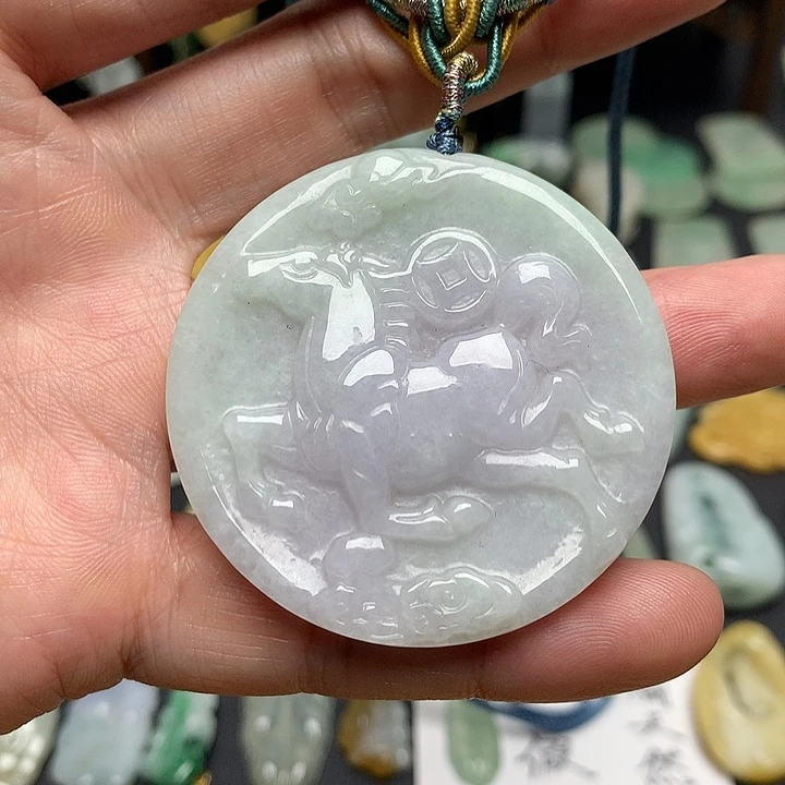 翡翠未镶嵌颈饰天然A货翡翠