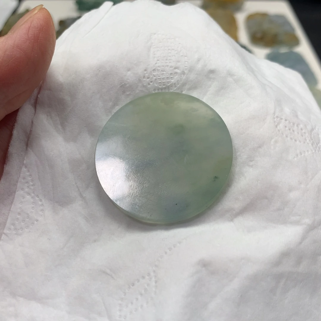 未镶嵌定制翡翠龙字牌 毛货 无鉴赏期