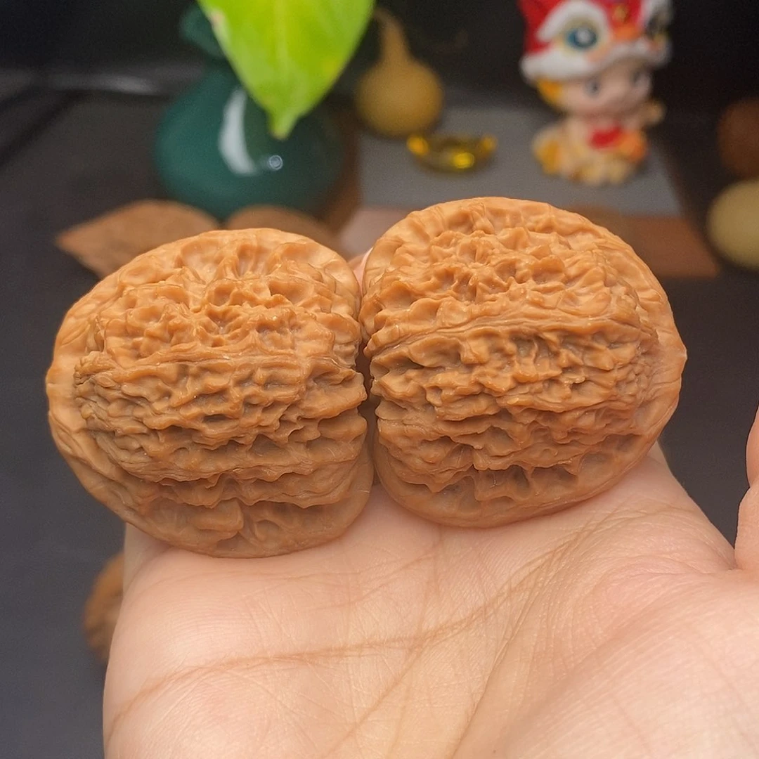 把件文玩核桃三角疆