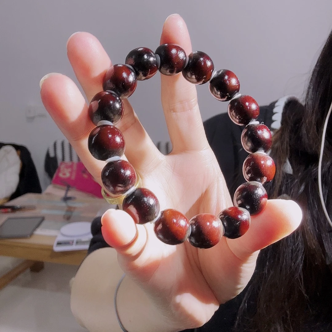 難***_草珠菩提吊坠无患子陈年花籽手串16籽