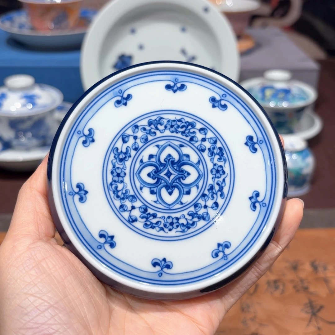 瓷片小**造景德镇纯手工手绘