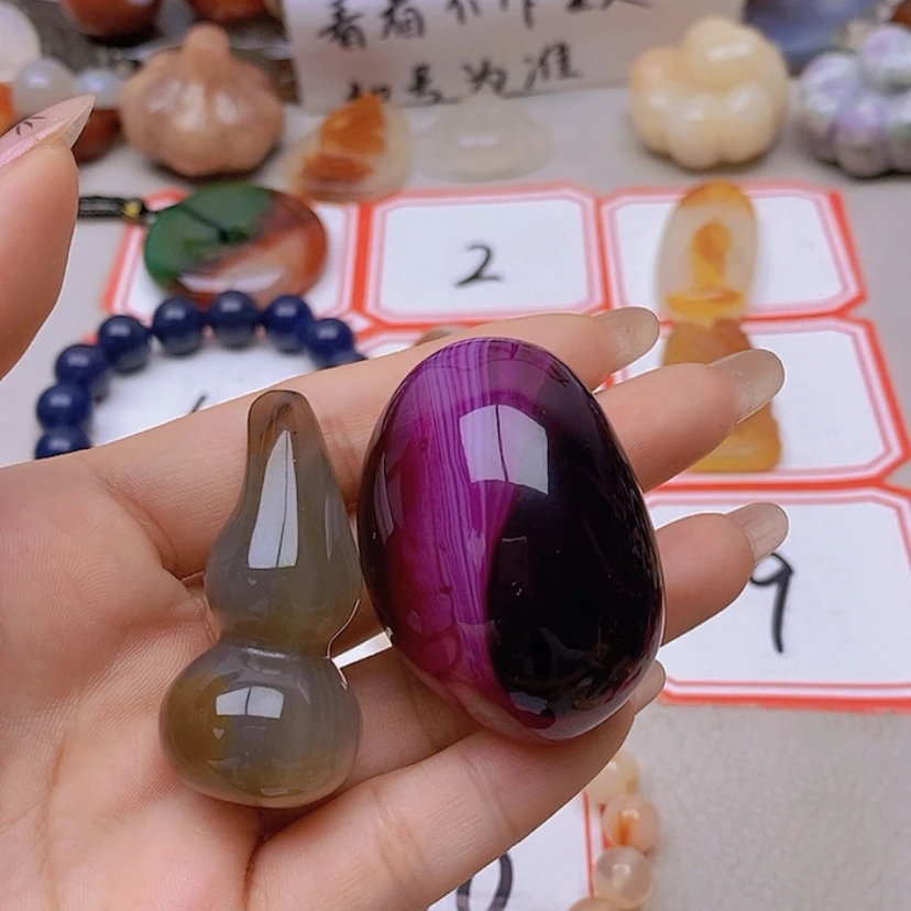 【闪购商品】未镶嵌玛瑙/玉髓珠宝半成品灿****?