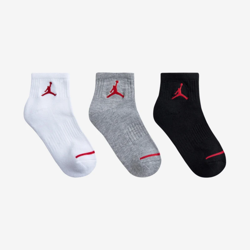 【AIR JORDAN中长袜3双装】儿童休闲时尚中长袜3双装JHN-3QT0783