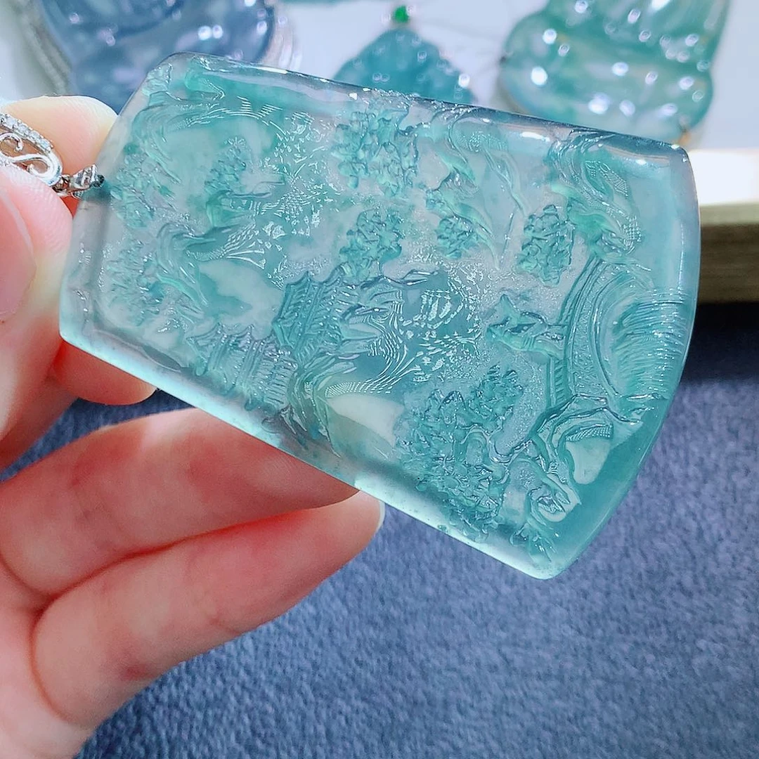 颈饰未镶嵌翡翠翡翠