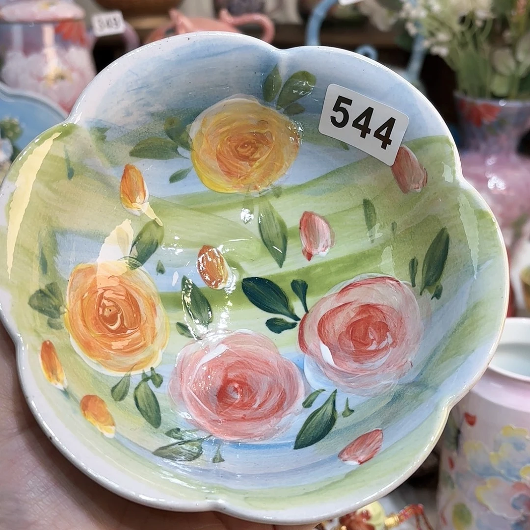 景德镇手绘高温釉下彩陶瓷茶具