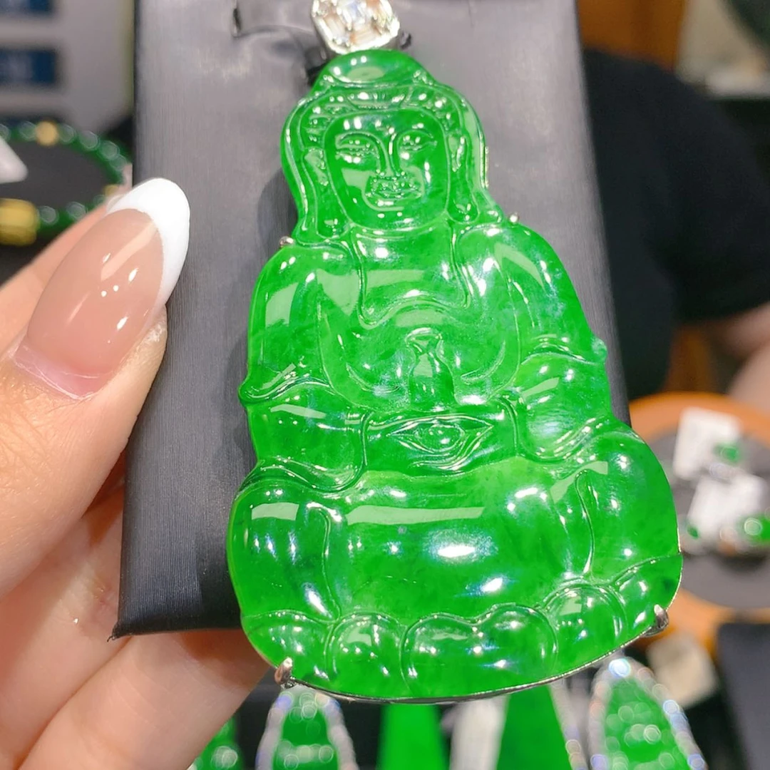 【闪购商品】翡翠未镶嵌颈饰4柒姐