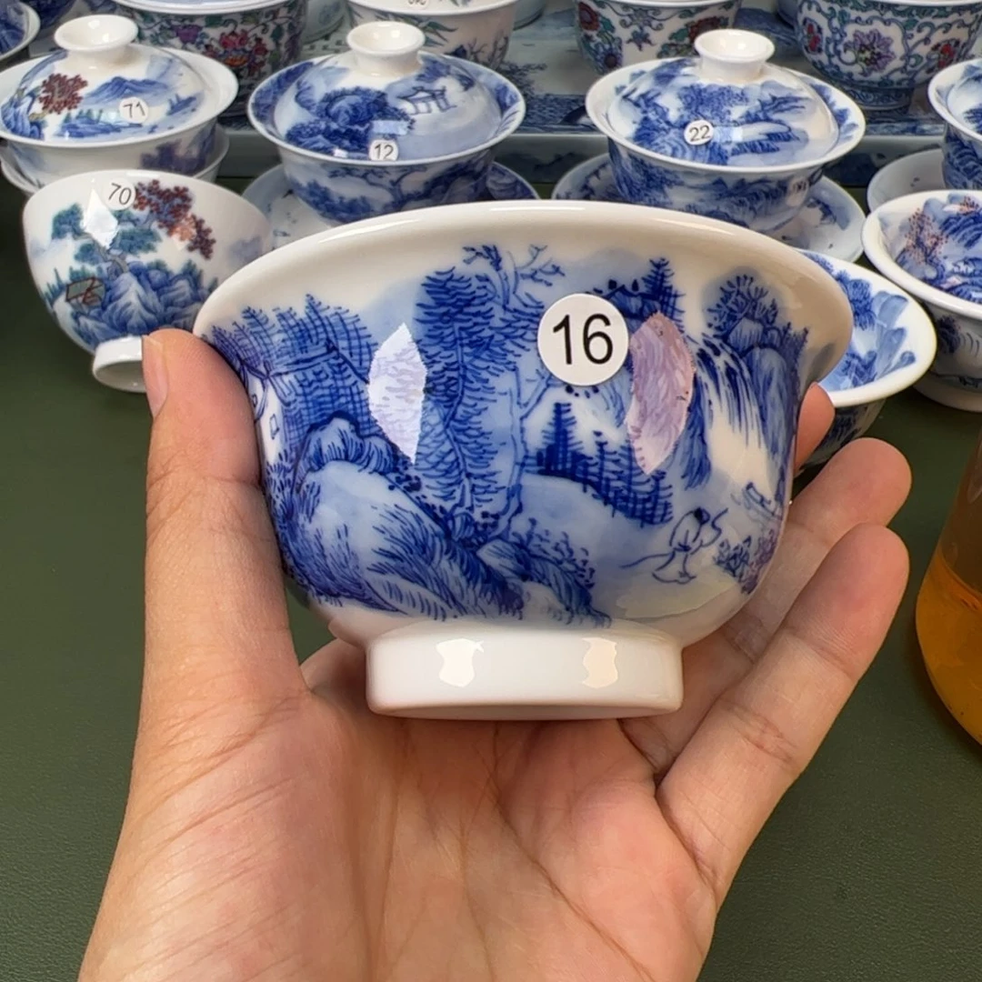 木木景德镇纯手工纯手绘茶具16