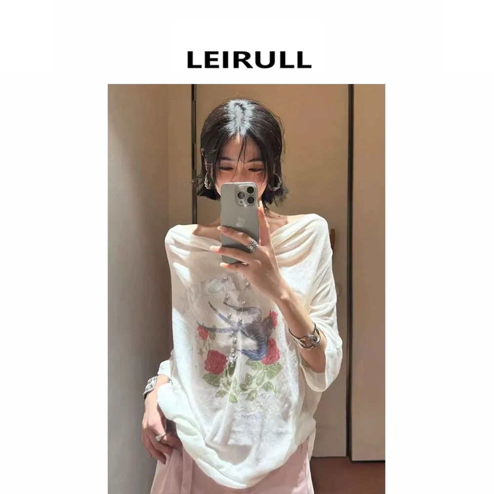 【蕾子】YY25ss燕子荡领罩衫长袖 买手版
