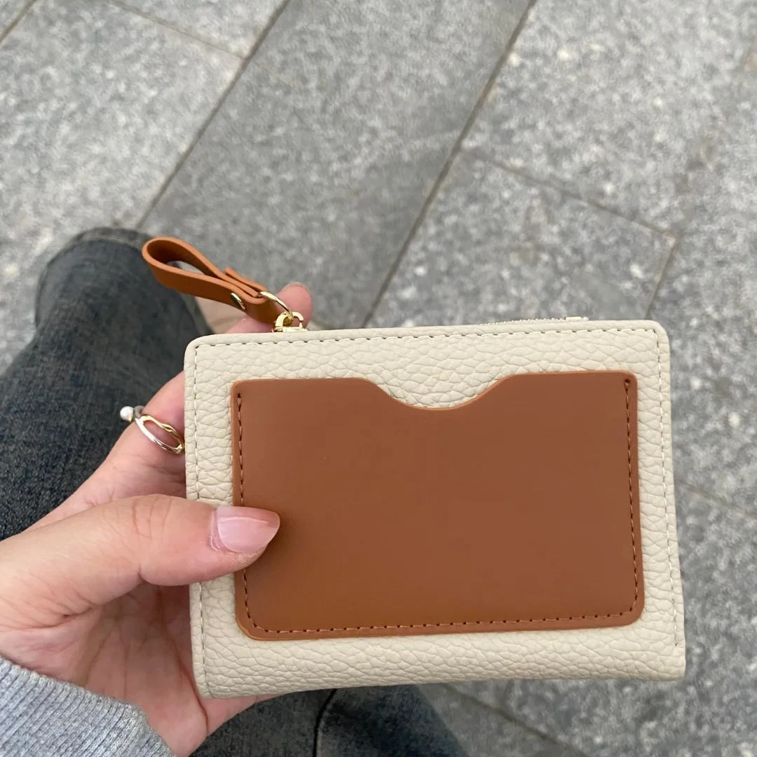 2025新款复古小钱包~ins钱包女短款学生欧美清新折叠简约文艺搭扣