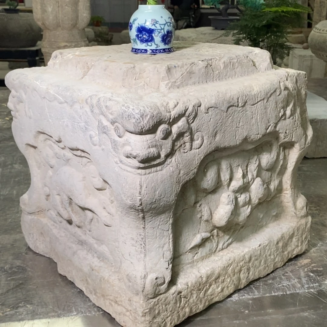 石材刚****州青石墩 柱础 不包邮