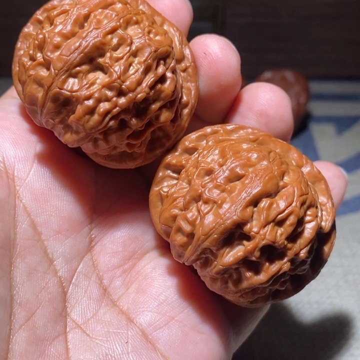 把件文玩核桃46金麒麟