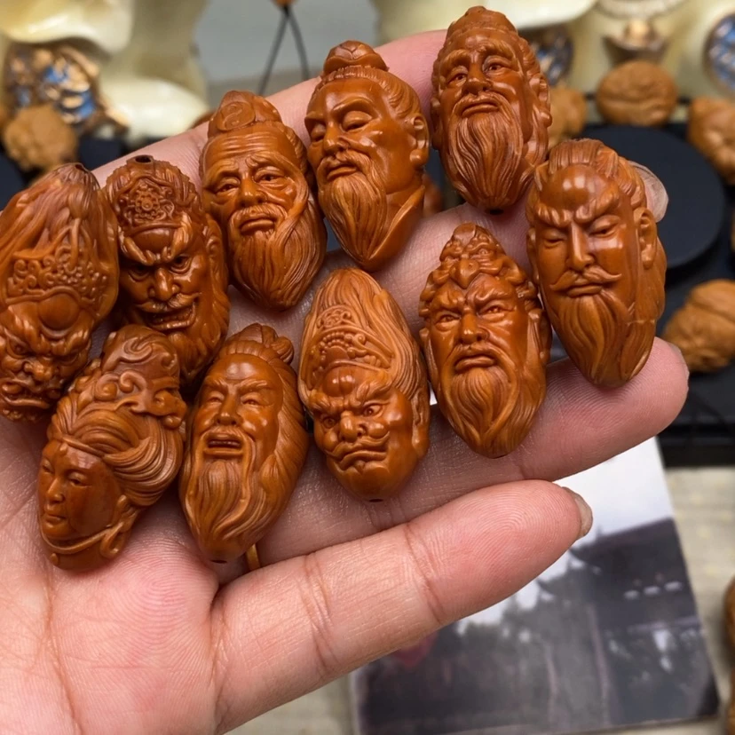 【闪购商品】橄榄核吊坠橄榄手工雕刻工艺