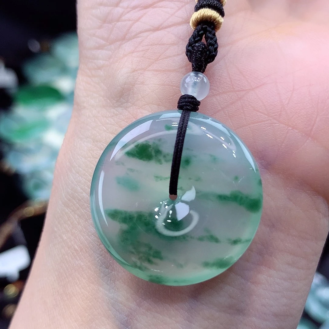 颈饰未镶嵌翡翠编号53尺寸27-5.6