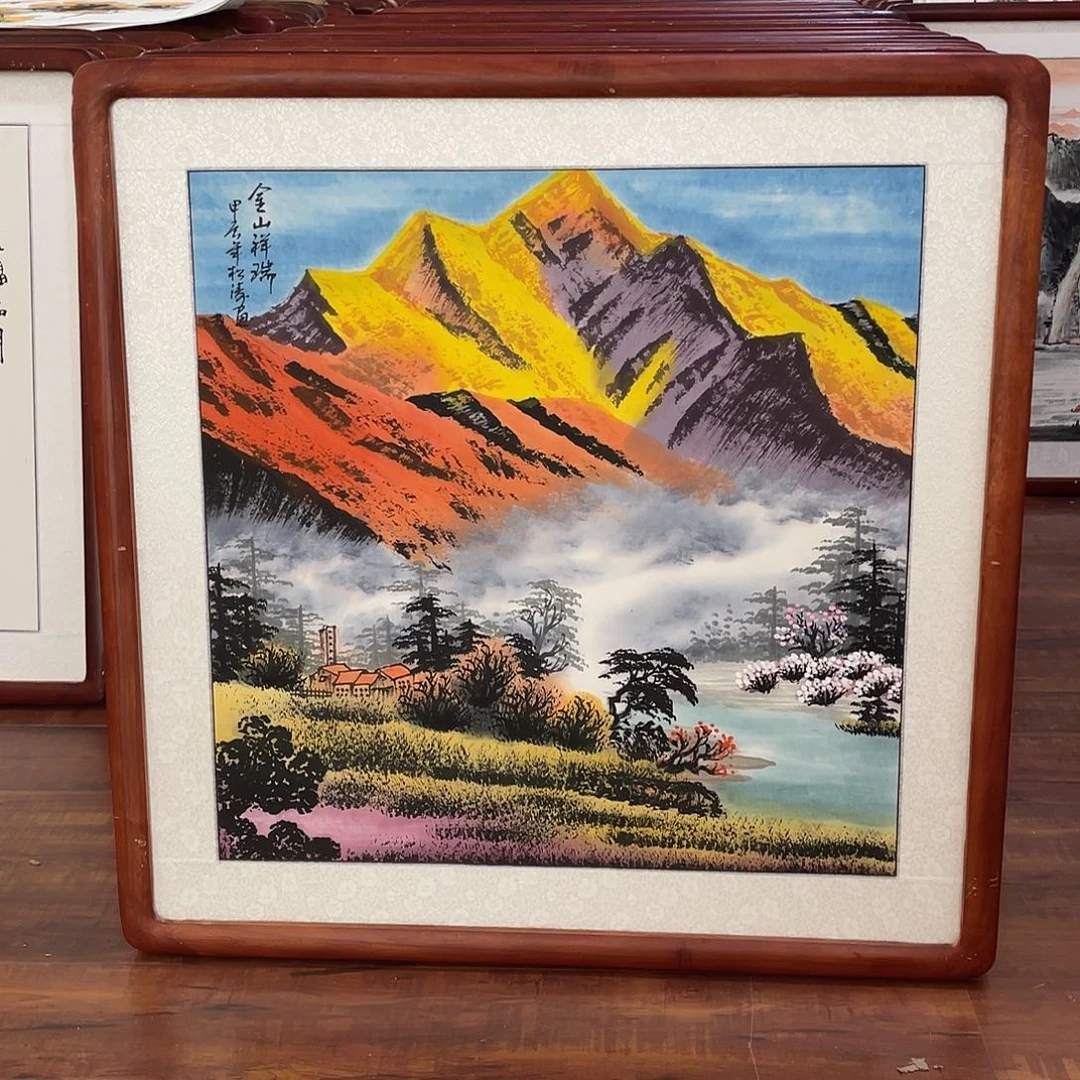 国画带框尺寸63*63厘米