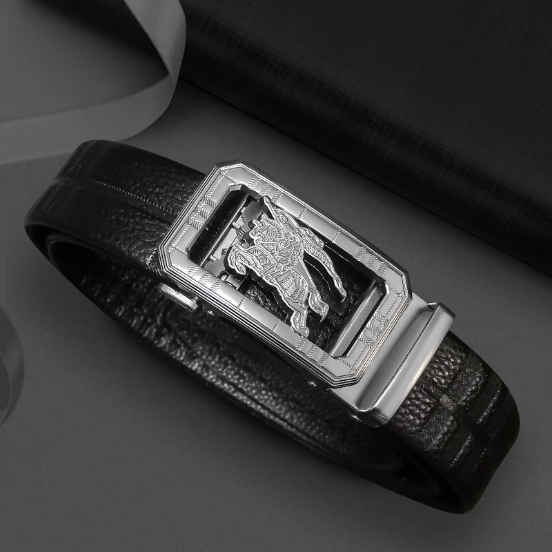 【头层牛皮】男士经典时尚休闲百搭潮流商务皮带S8142TE【ZBJ】