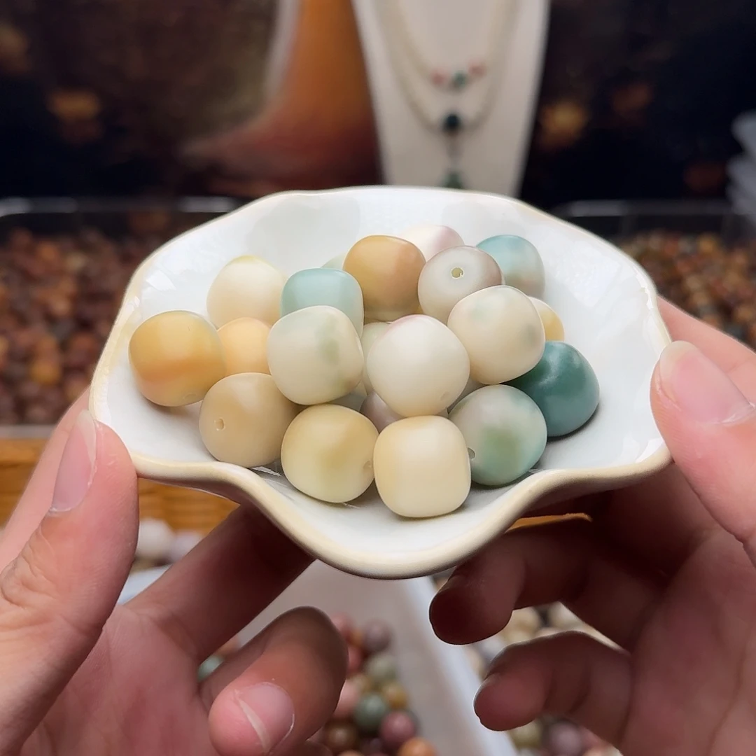 吊坠菩提根/象牙果20 颗半碧春 16.5 干磨桶