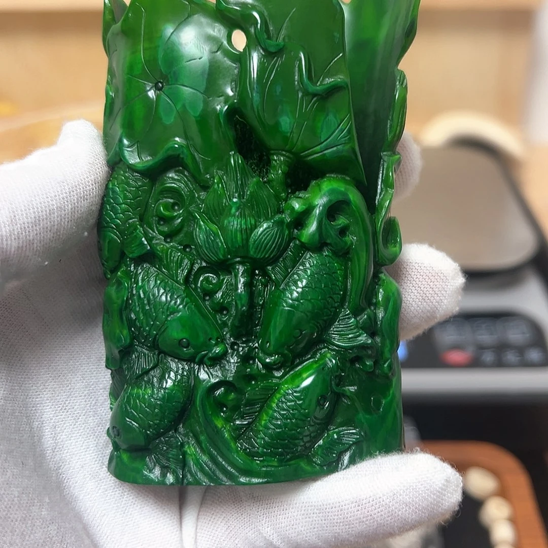 银S925天然猛犸象牙雕刻品