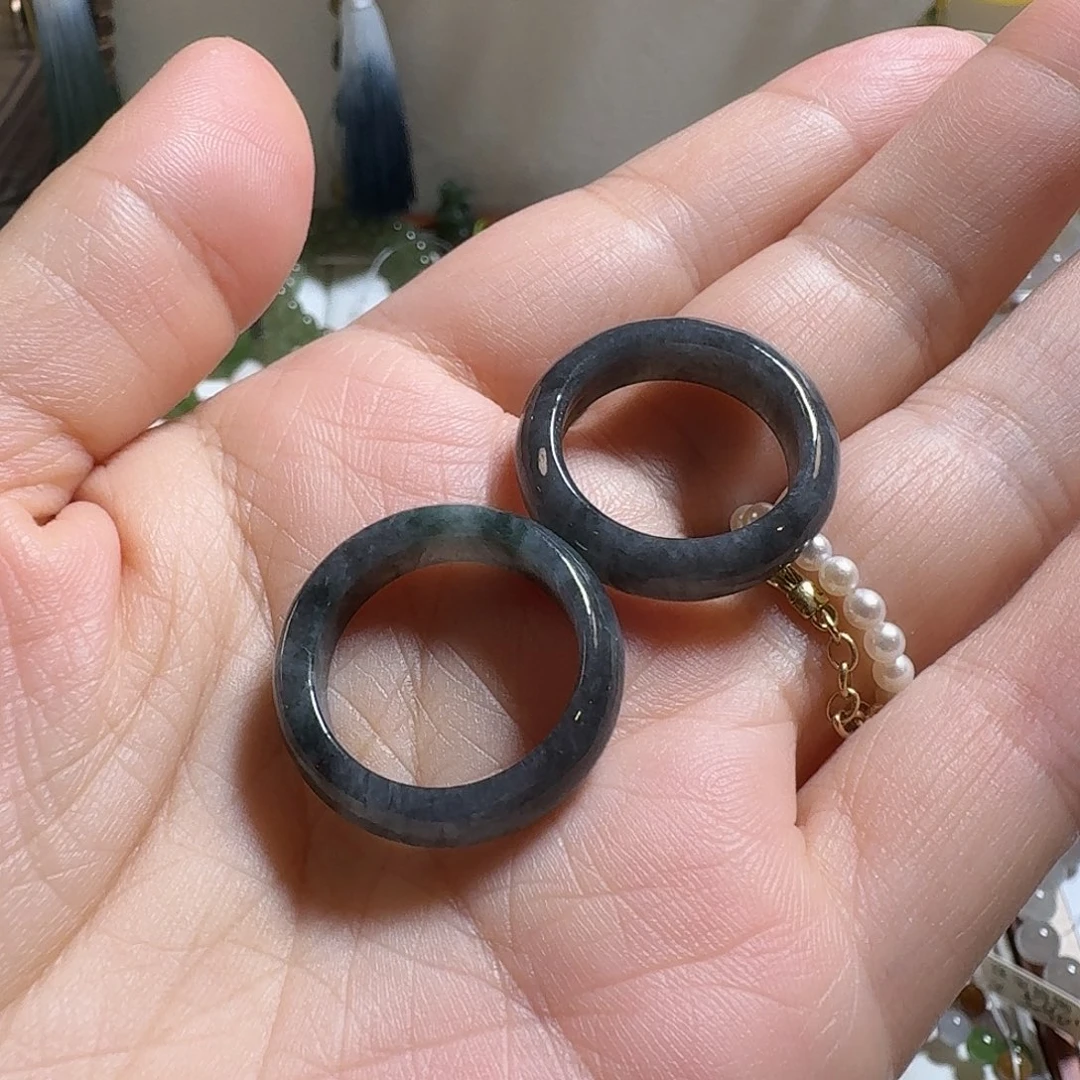 翡翠戒圈未镶嵌2个