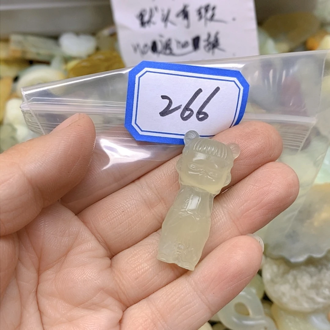 蛇纹石玉颈饰未镶嵌266