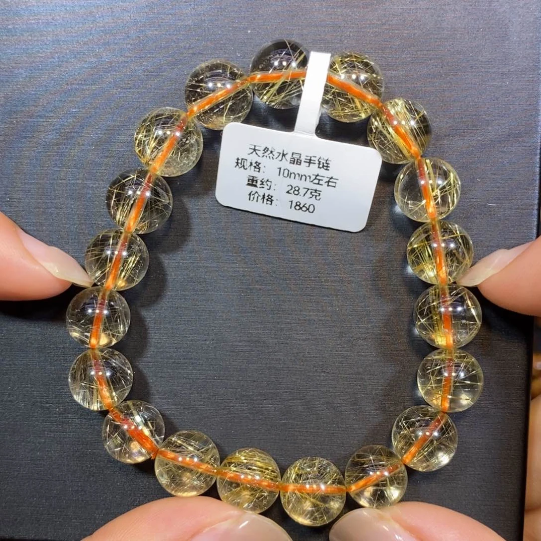 水晶手链未镶嵌手链10mm 瑾