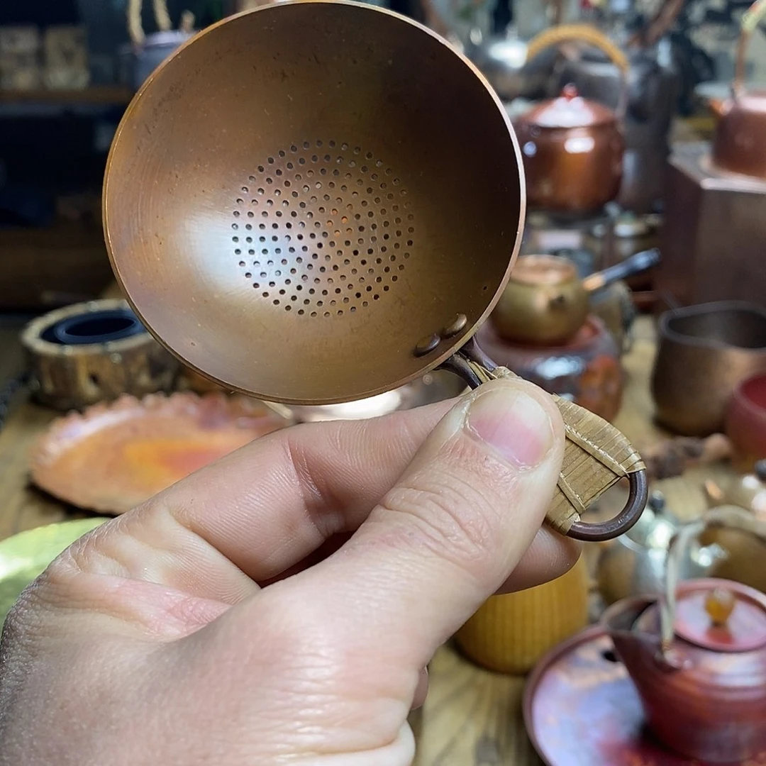 任和堂纯紫铜茶漏4555555