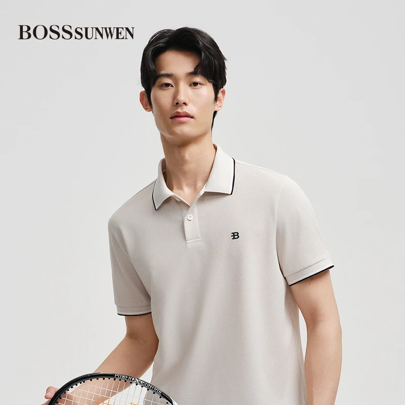 【6A级桑蚕丝】25年新款可机洗polo衫经典版型免烫抗菌商务透气短袖