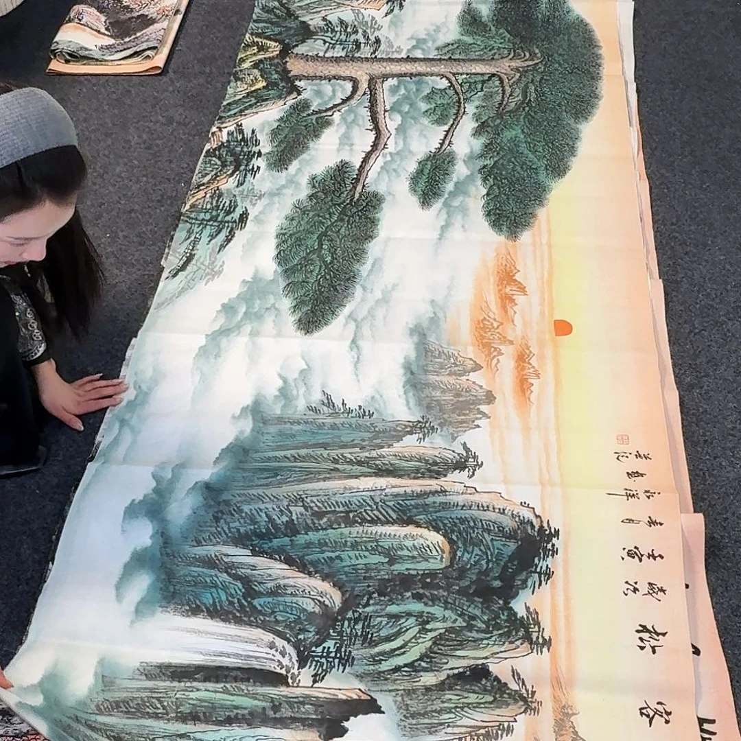 纯手绘国画作品好看