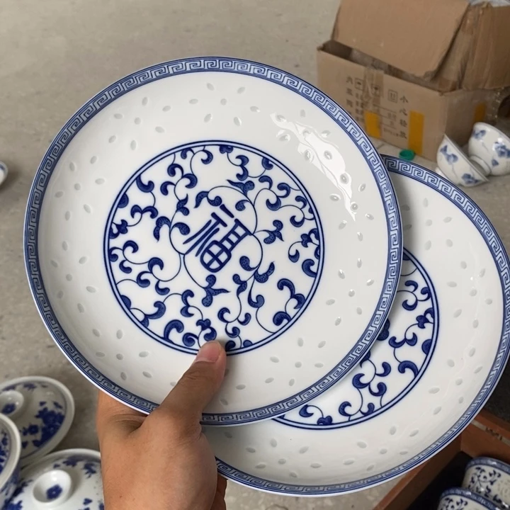 景德镇高温细白瓷餐具