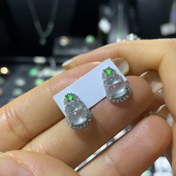 翡翠银S925镶嵌戒指