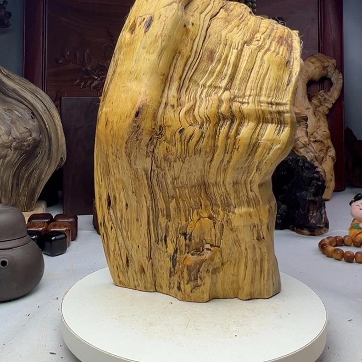 华***仔木非洲檀香底座摆件
