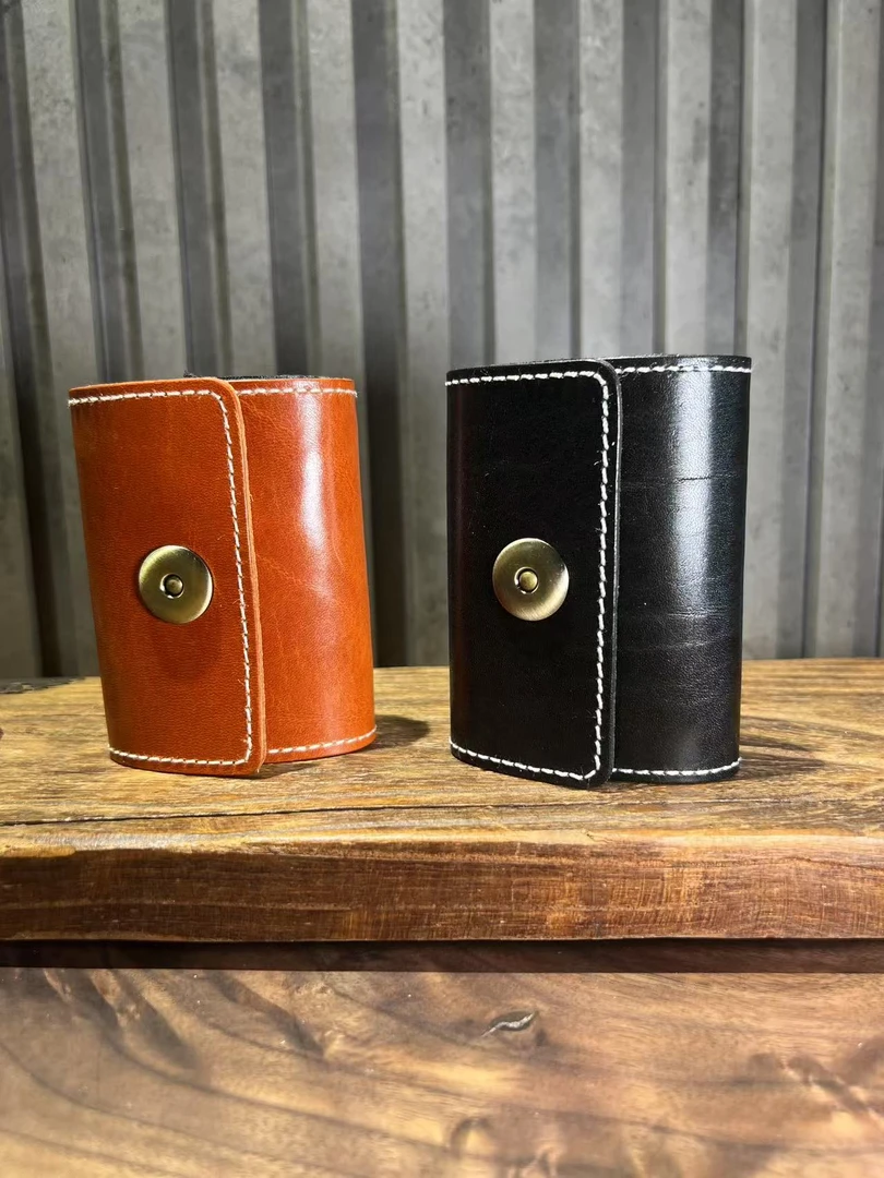 时尚高端头层油蜡皮手工身份证包卡包公交卡包时尚设计便携小卡包