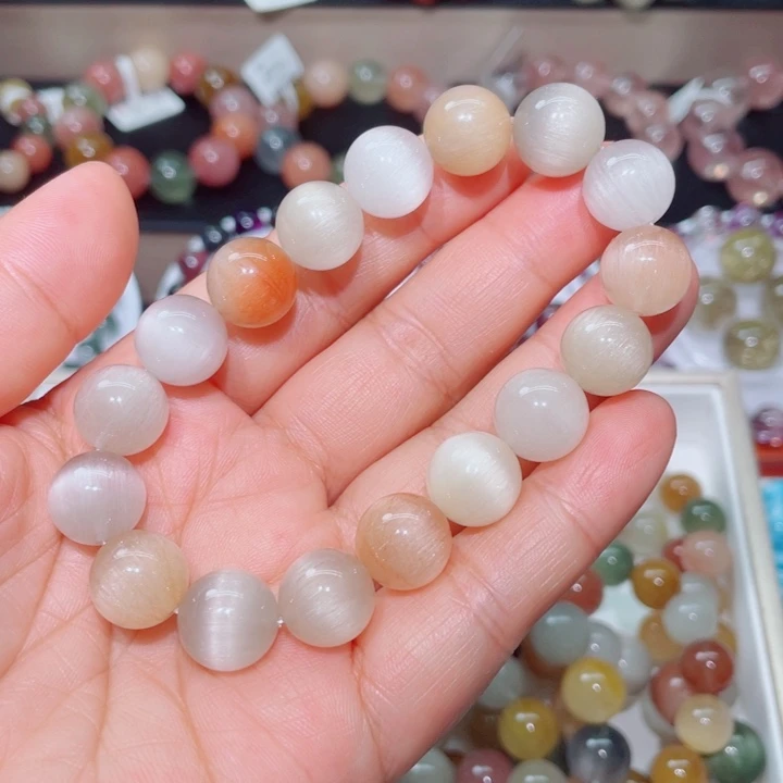 水晶手链未镶嵌兔毛手链