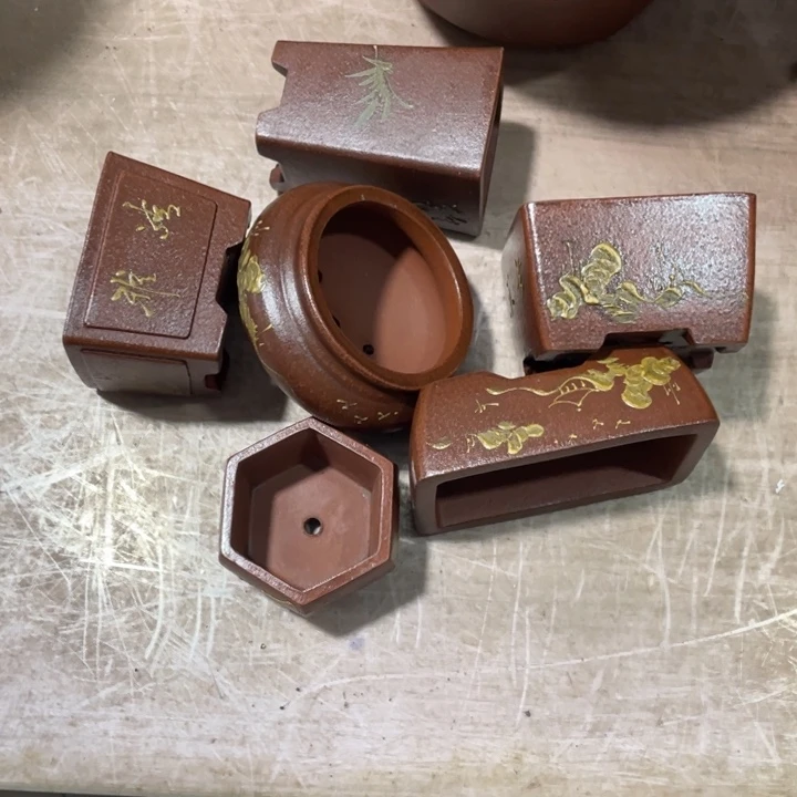 紫砂花盆紫砂花盆