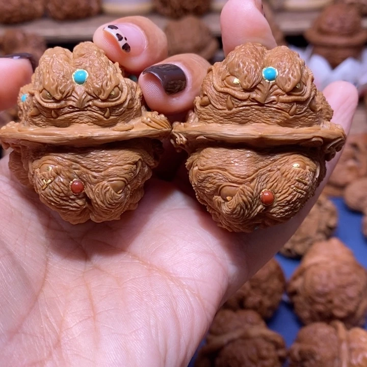 【闪购商品】手串/手链核桃贺镶嵌金蟾